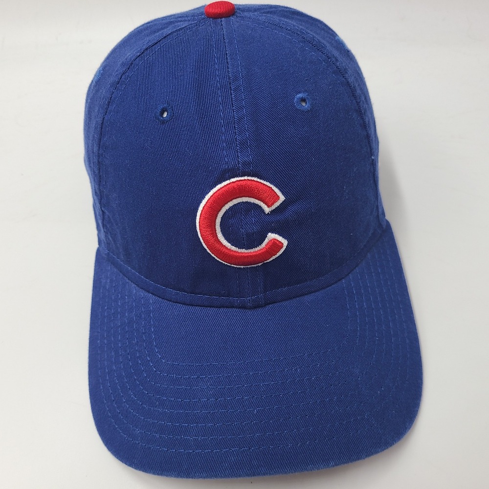 Chicago Cubs Hat Strapback New Era 9Twenty Blue Red MLB Baseball Logo Casual Men